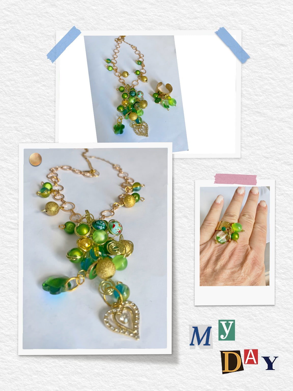 Parure Eden collier et bague