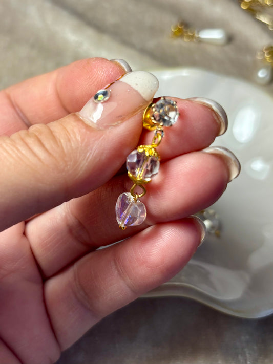 Boucles d’oreilles cristal Estelle