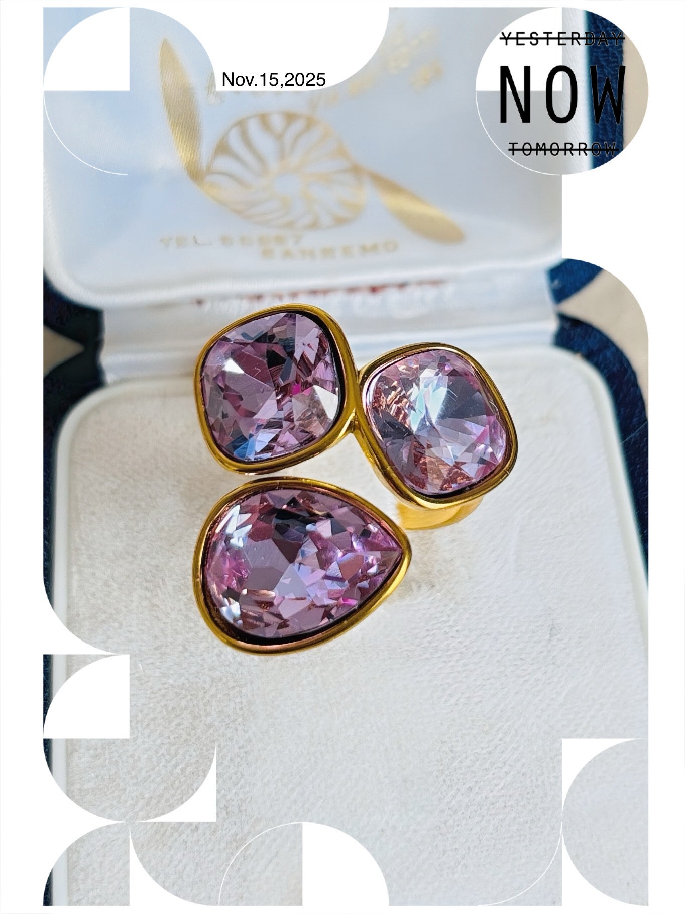 Bague Crystal Étincelle réglable