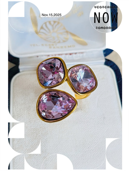 Bague Crystal Étincelle réglable