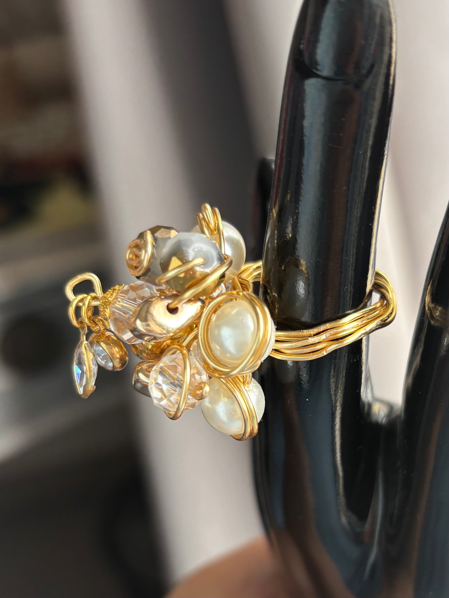 Bague perles Edena