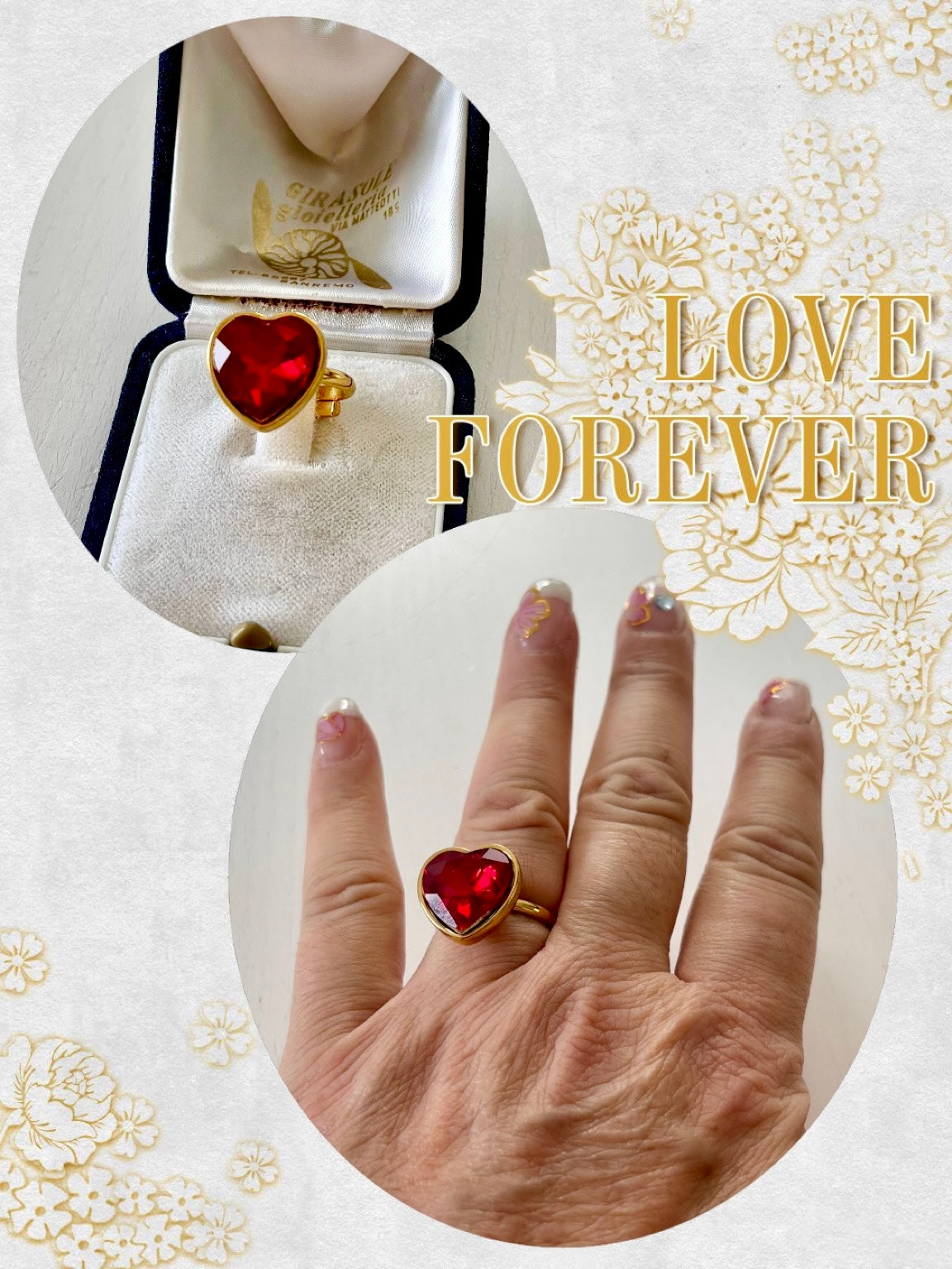 Bague Cora Rouge cristal