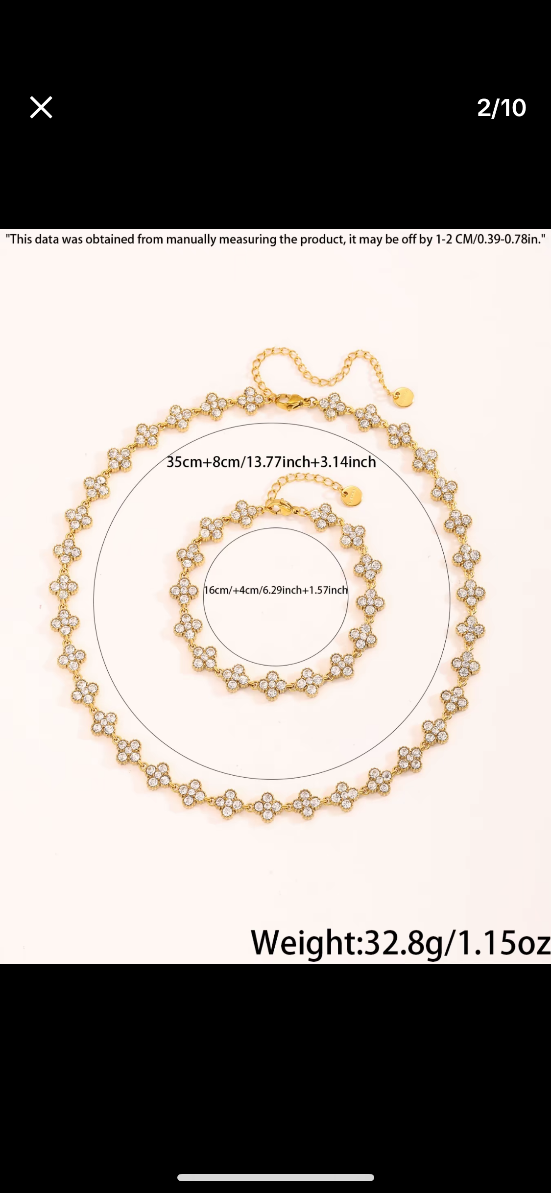 Bracelet SILOE Strass blanc