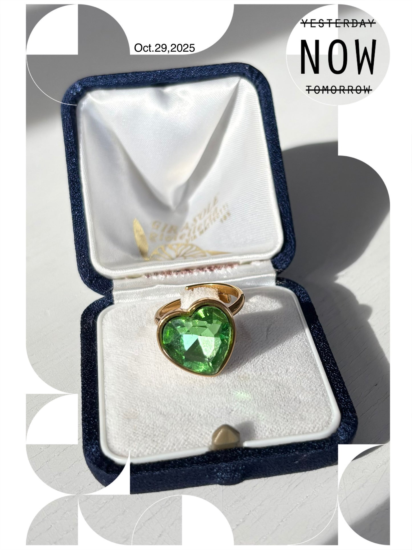 Bague Cora Cristal vert