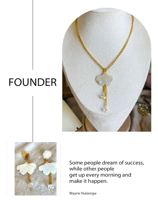PARURE CARINA Collier et Boucles d’oreilles