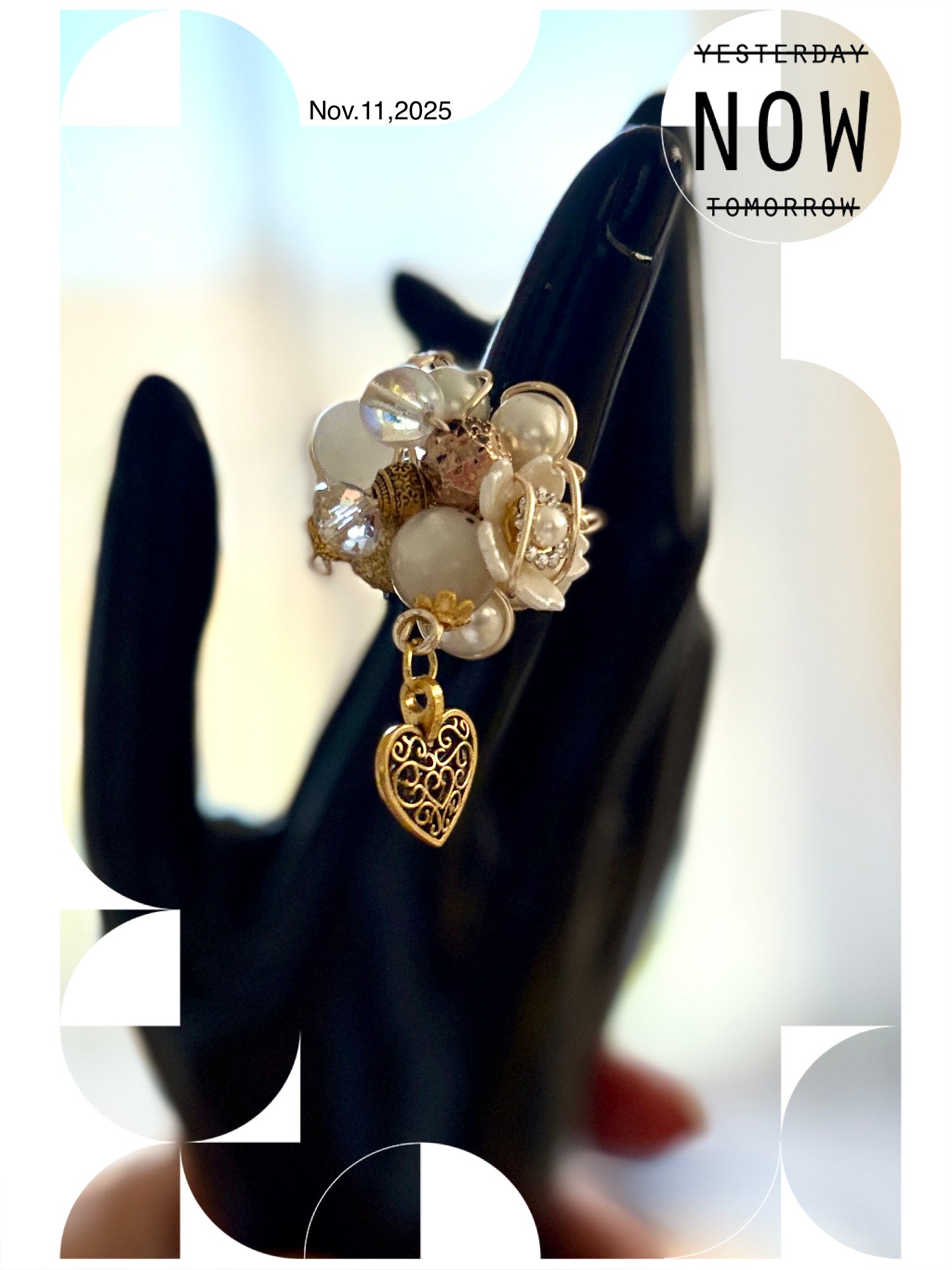 Bague Céleste, création F. Main.